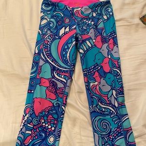 Sold! Lilly Pulitzer Luxletic Cropped Workout Leggings
